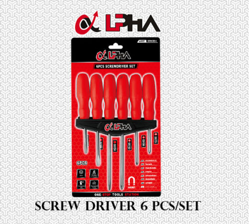 SCREW DRIVER 6PCS SET